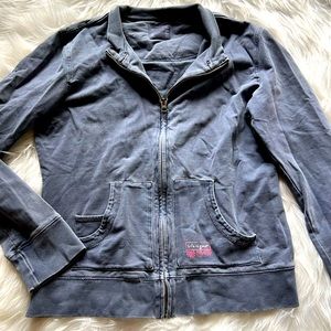 Life is Good Gray Zip Up